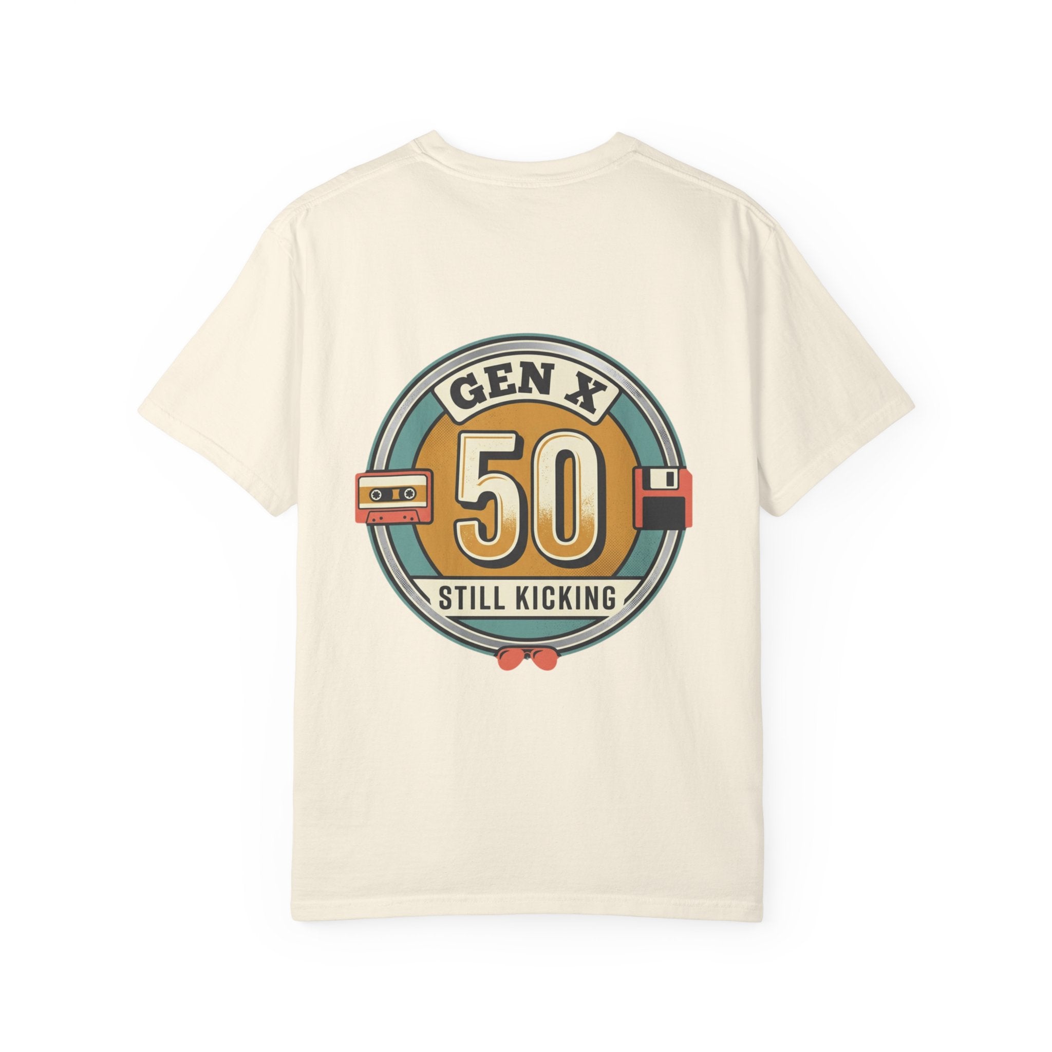 50th Birthday Tee — "50 Years of Not Giving a Damn" Gen X Retro Shirt
