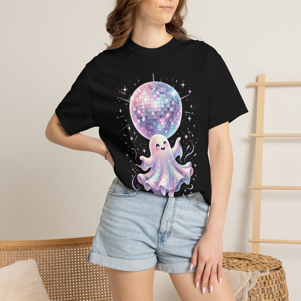 Disco Ball Ghost Tee