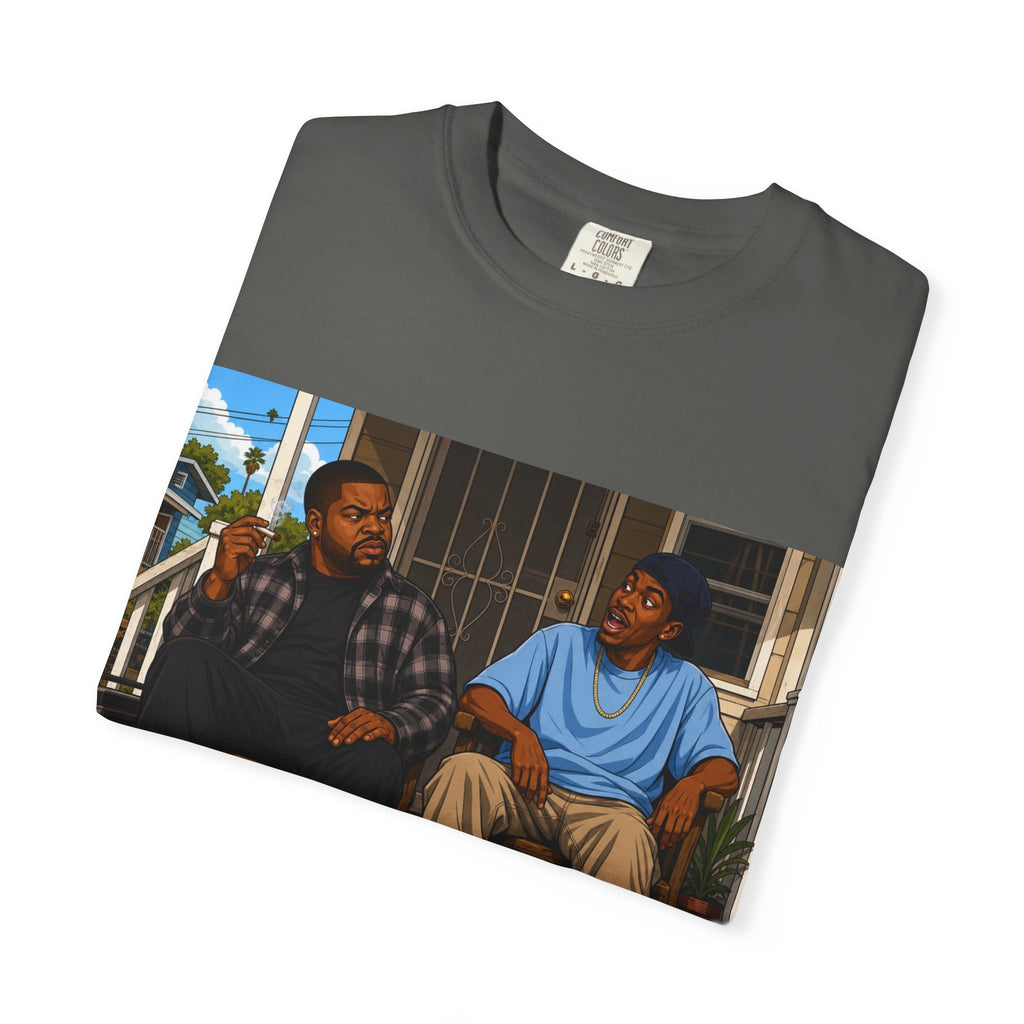Graphic T-Shirt — "You said this was indo? Smell like outdo." Retro Movie Quote Tee