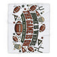 Home Is Where the Game Is On Fleece Blanket 🏈