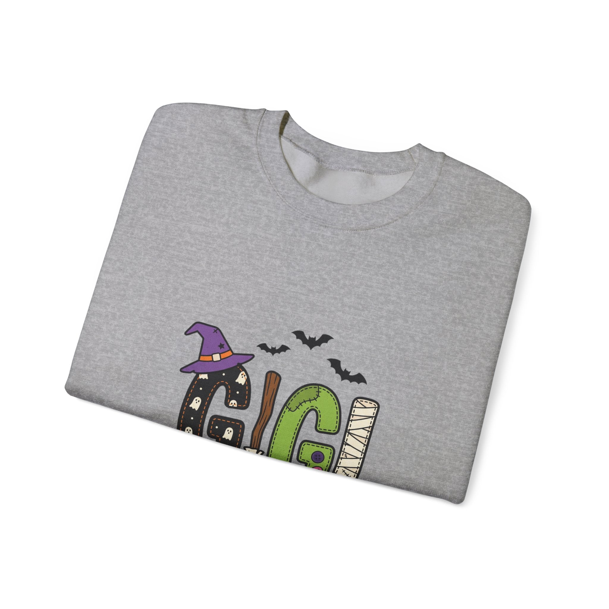 Halloween Gigi Sweatshirt | Matching Family Halloween, Witch Hat Bats Webs