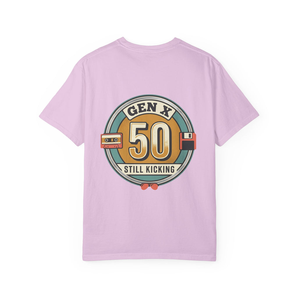 50th Birthday Tee — "50 Years of Not Giving a Damn" Gen X Retro Shirt