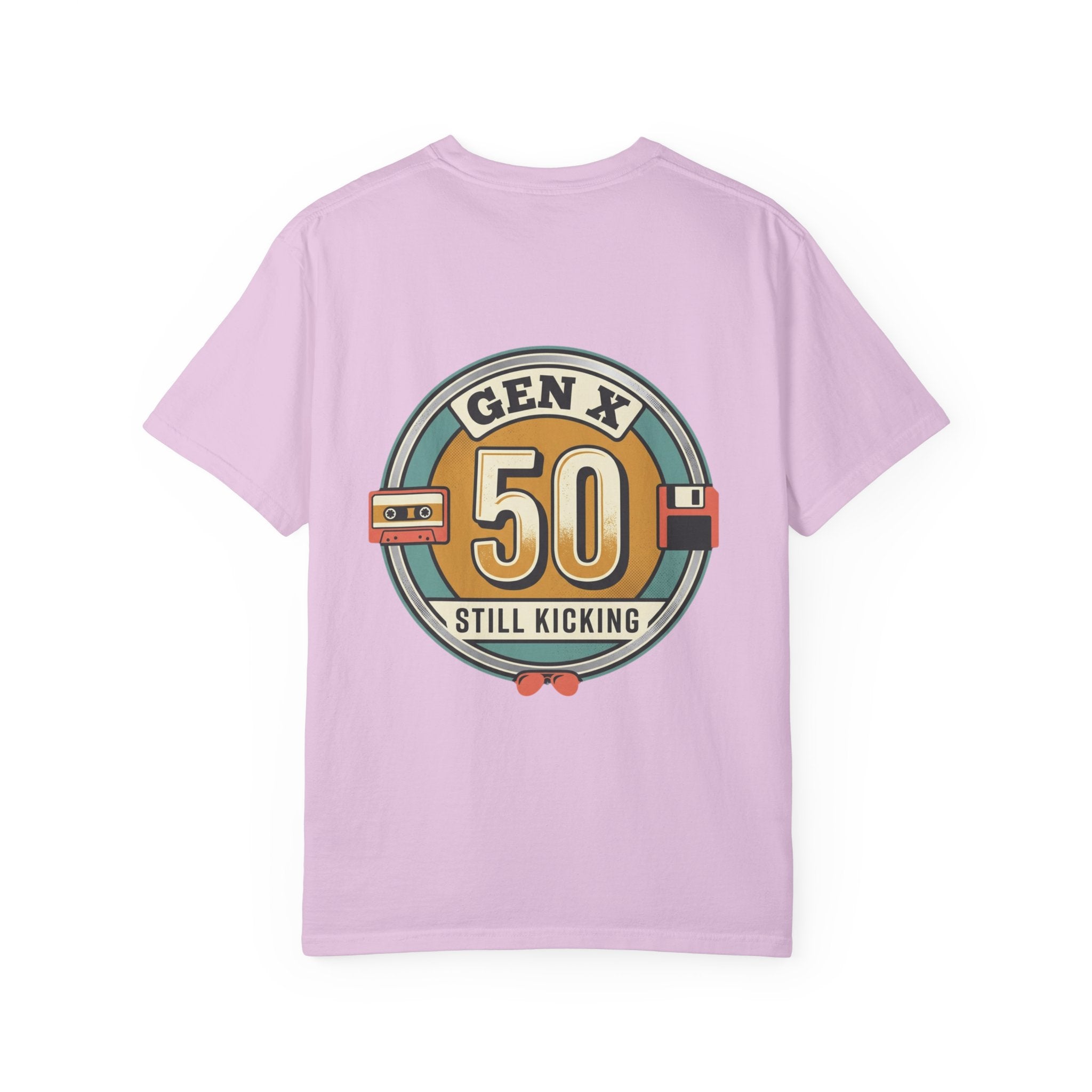 50th Birthday Tee — "50 Years of Not Giving a Damn" Gen X Retro Shirt