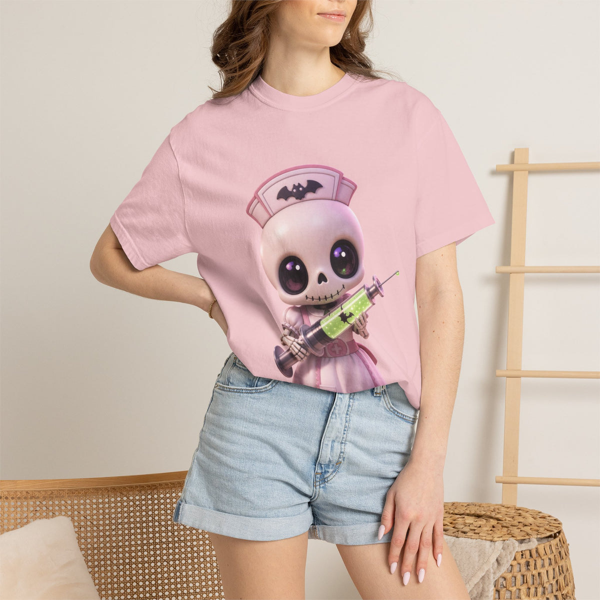 Gothic Nurse Skeleton Tee