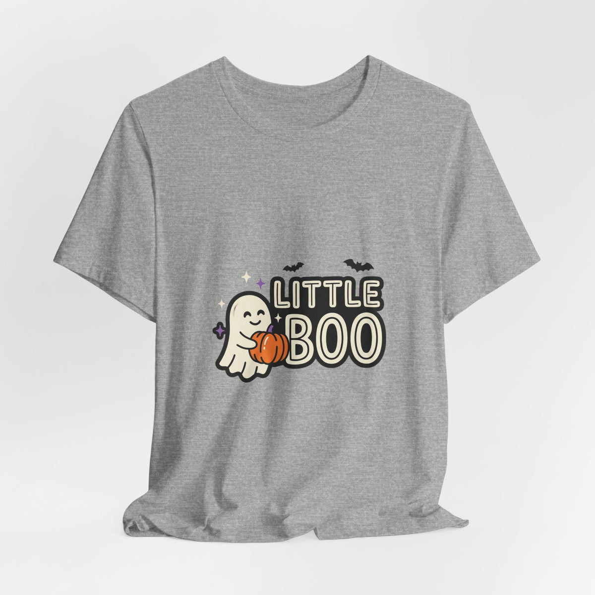 Little Boo Halloween Tee | Matching Family Halloween Shirt, Ghost Pumpkin Design