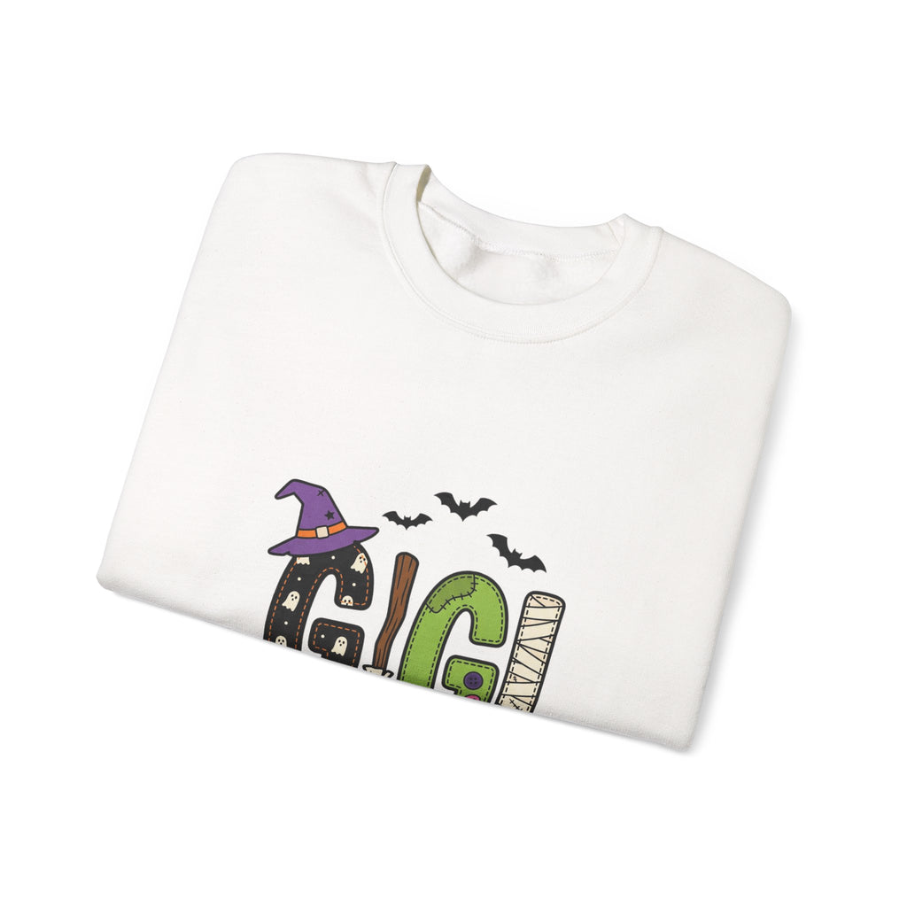 Halloween Gigi Sweatshirt | Matching Family Halloween, Witch Hat Bats Webs