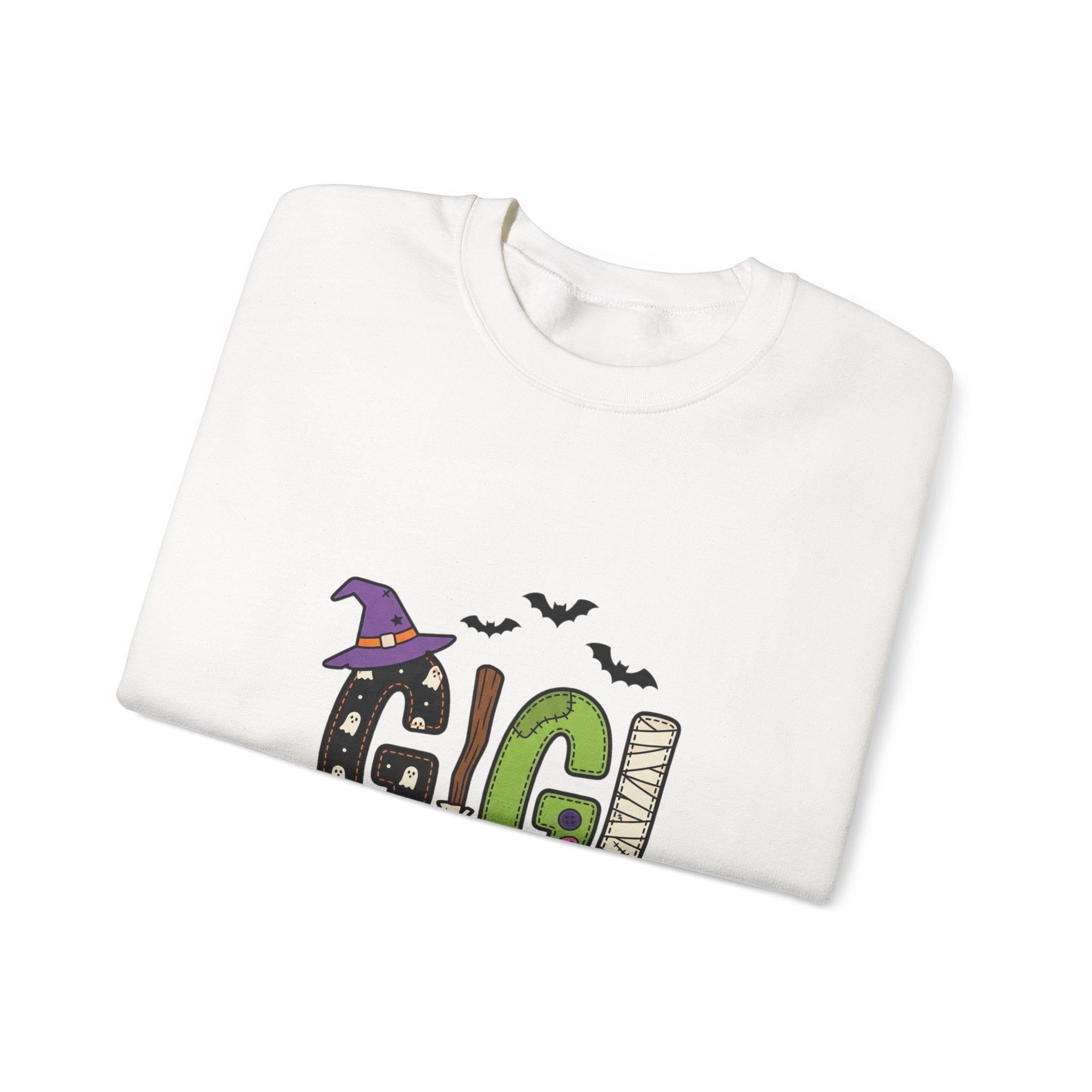 Halloween Gigi Sweatshirt | Matching Family Halloween, Witch Hat Bats Webs