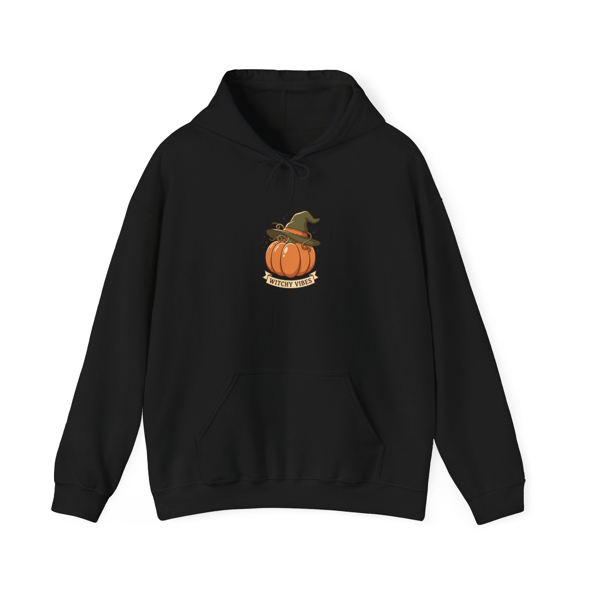 Witch Hat Pumpkin Hoodie | Fall Aesthetic, Halloween Pumpkin Sweatshirt