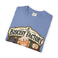 The Biscuit Factory Cat Tee — Double-Sided Bakery Cat Shirt