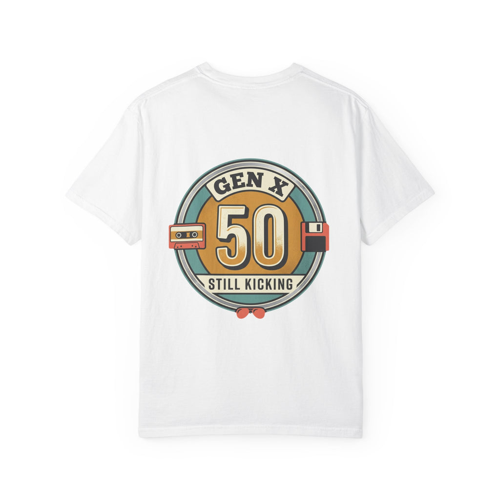 50th Birthday Tee — "50 Years of Not Giving a Damn" Gen X Retro Shirt