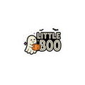 Little Boo Sticker | Halloween family, ghost pumpkin design