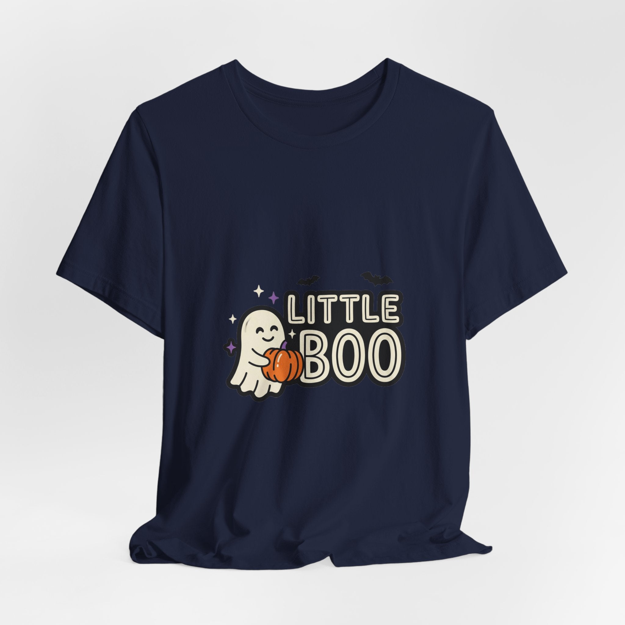 Little Boo Halloween Tee | Matching Family Halloween Shirt, Ghost Pumpkin Design