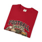 Football Snacks T-Shirt — "Yelling at the TV" Game Day Tee