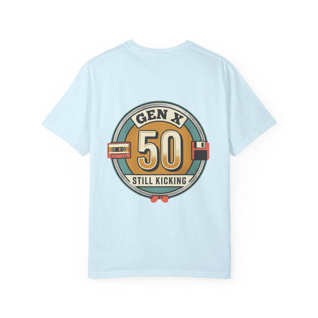 50th Birthday Tee — "50 Years of Not Giving a Damn" Gen X Retro Shirt