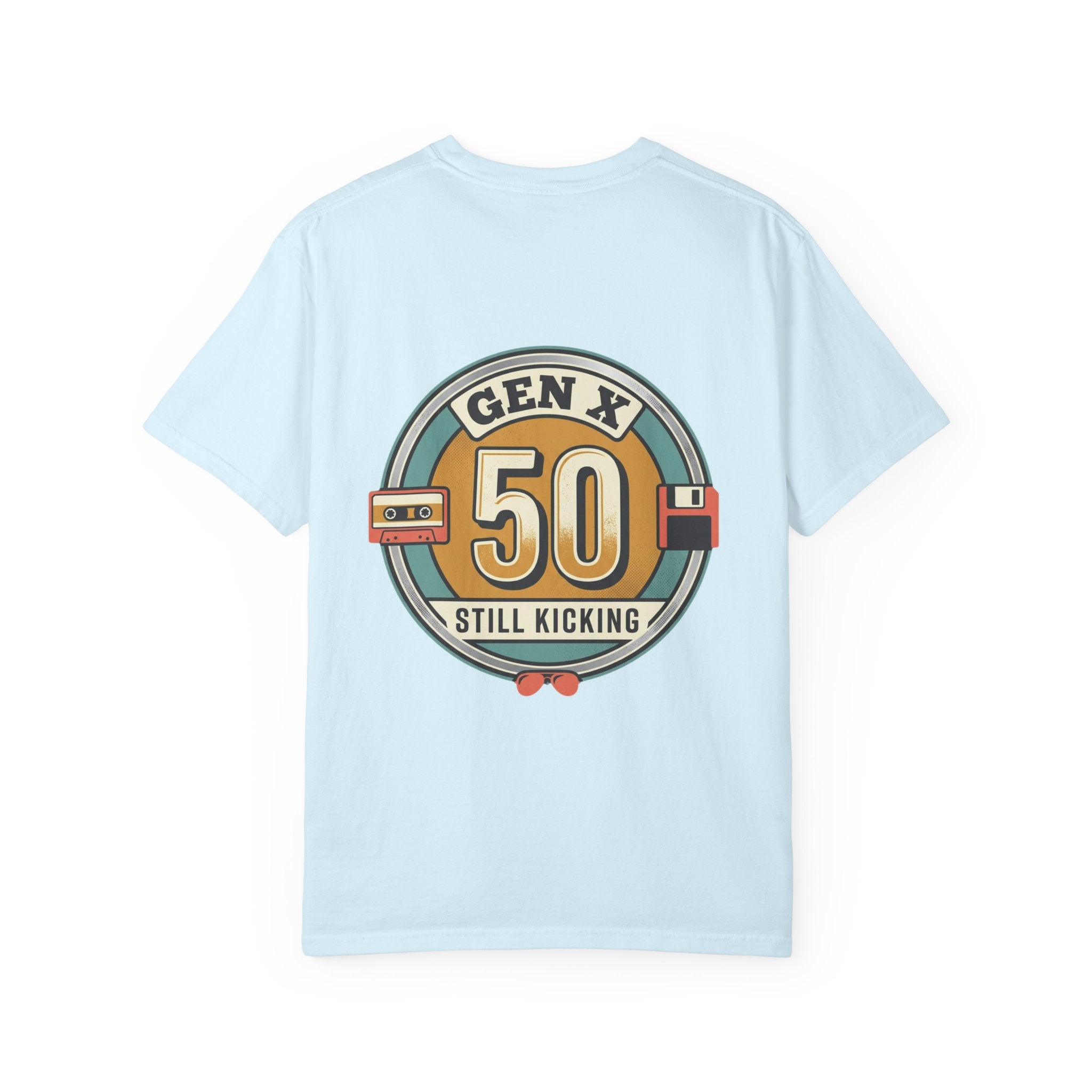 50th Birthday Tee — "50 Years of Not Giving a Damn" Gen X Retro Shirt