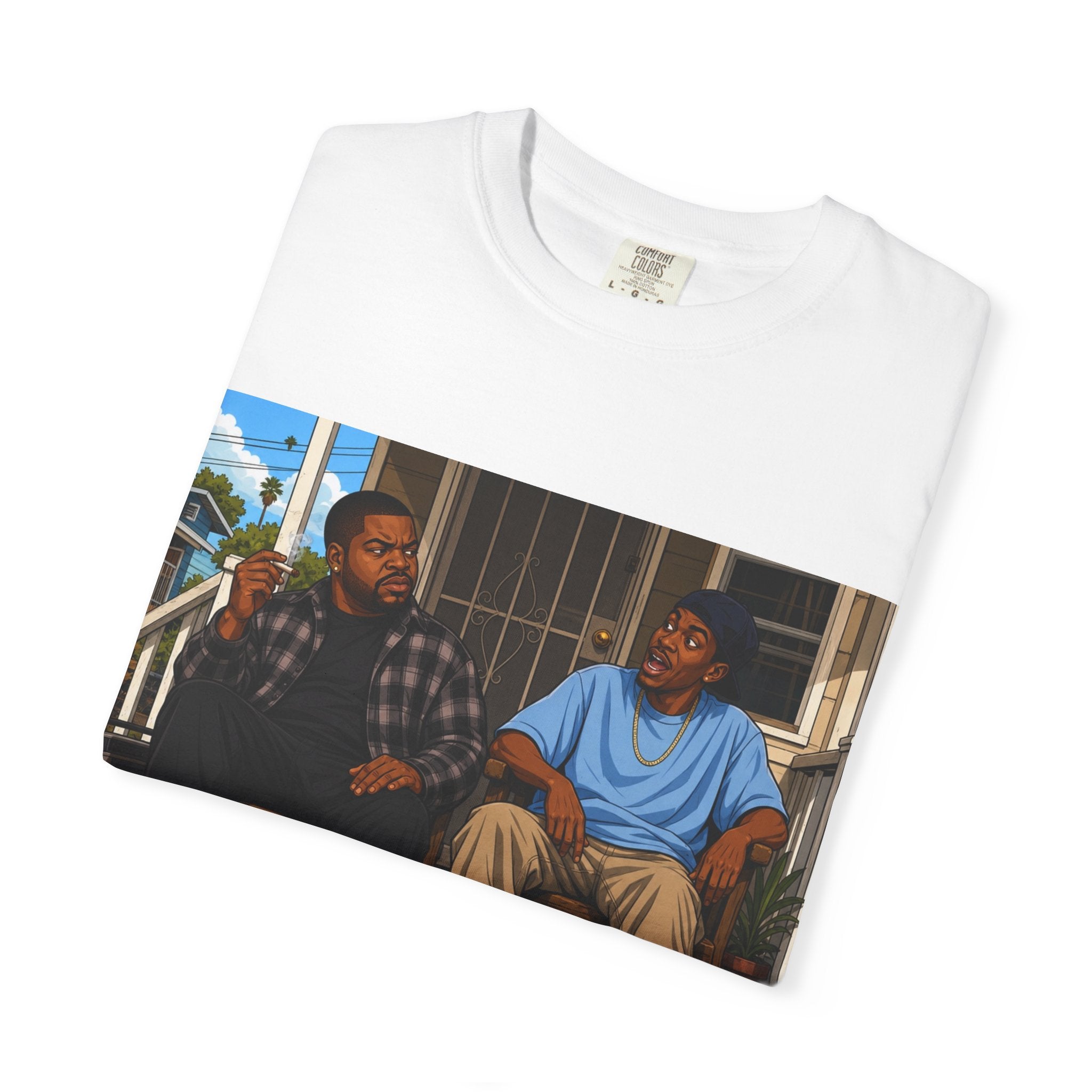Graphic T-Shirt — "You said this was indo? Smell like outdo." Retro Movie Quote Tee