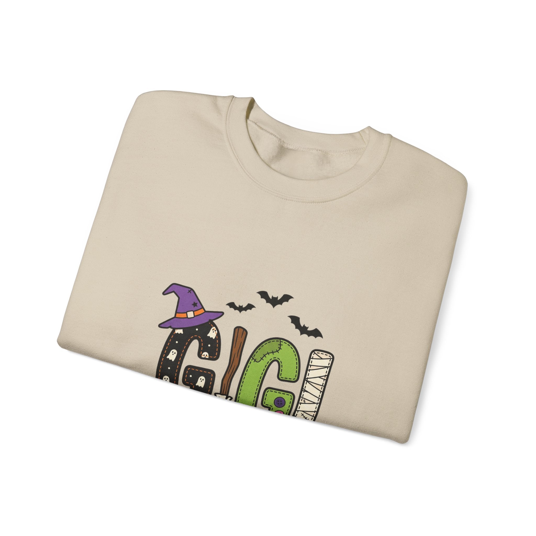 Halloween Gigi Sweatshirt | Matching Family Halloween, Witch Hat Bats Webs