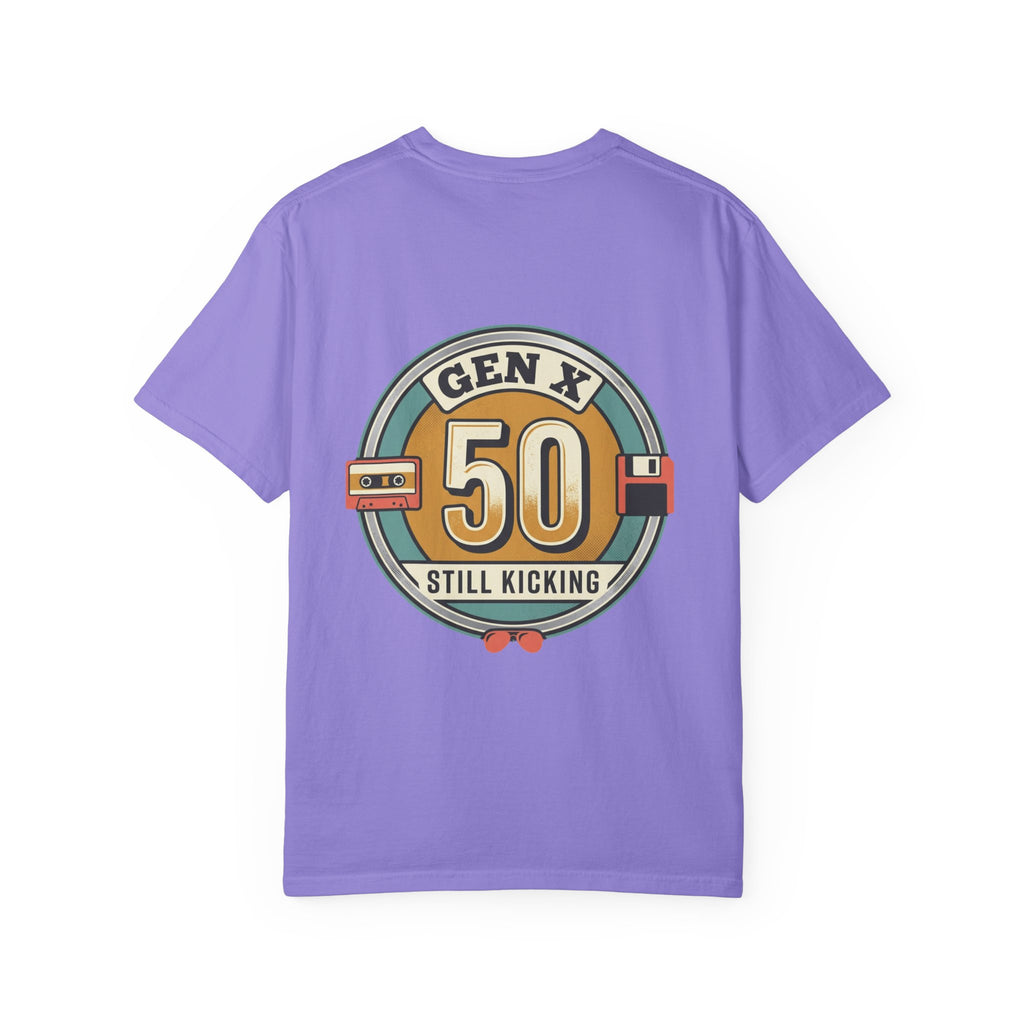 50th Birthday Tee — "50 Years of Not Giving a Damn" Gen X Retro Shirt