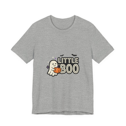 Little Boo Halloween Tee | Matching Family Halloween Shirt, Ghost Pumpkin Design
