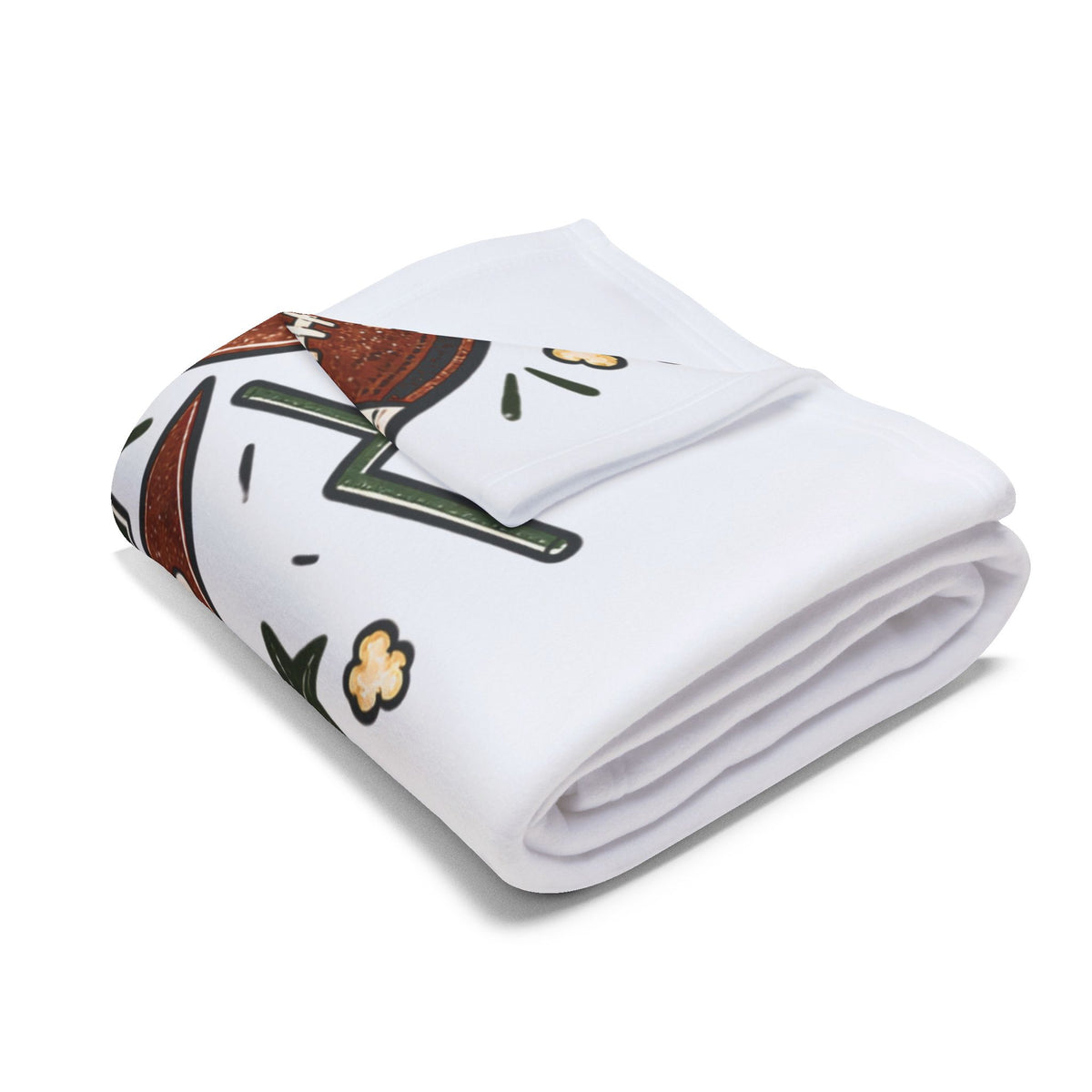 Home Is Where the Game Is On Fleece Blanket 🏈