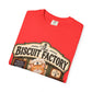 The Biscuit Factory Cat Tee — Double-Sided Bakery Cat Shirt
