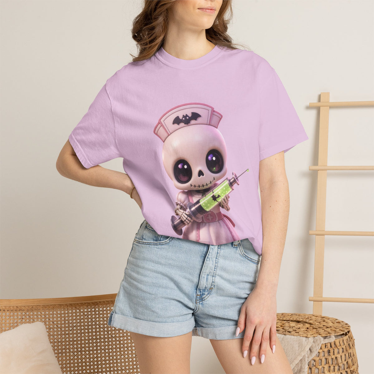 Gothic Nurse Skeleton Tee