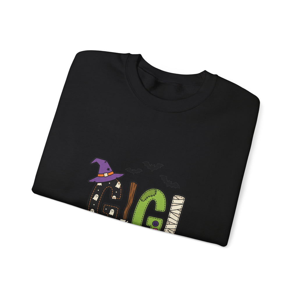 Halloween Gigi Sweatshirt | Matching Family Halloween, Witch Hat Bats Webs