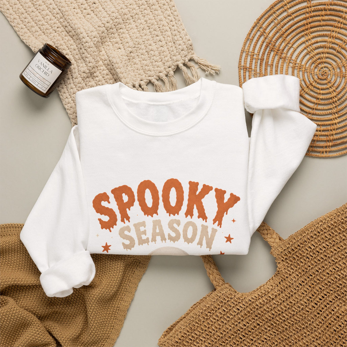 Spooky Season Ghost Sweatshirt 👻🎃