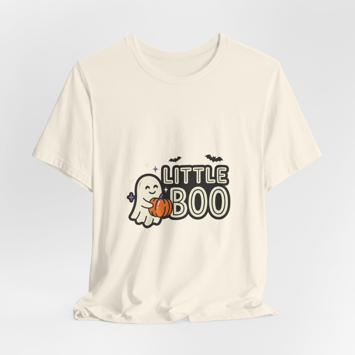 Little Boo Halloween Tee | Matching Family Halloween Shirt, Ghost Pumpkin Design