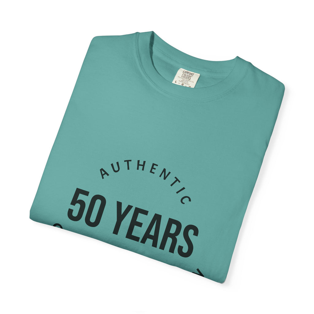 50th Birthday Tee — "50 Years of Not Giving a Damn" Gen X Retro Shirt