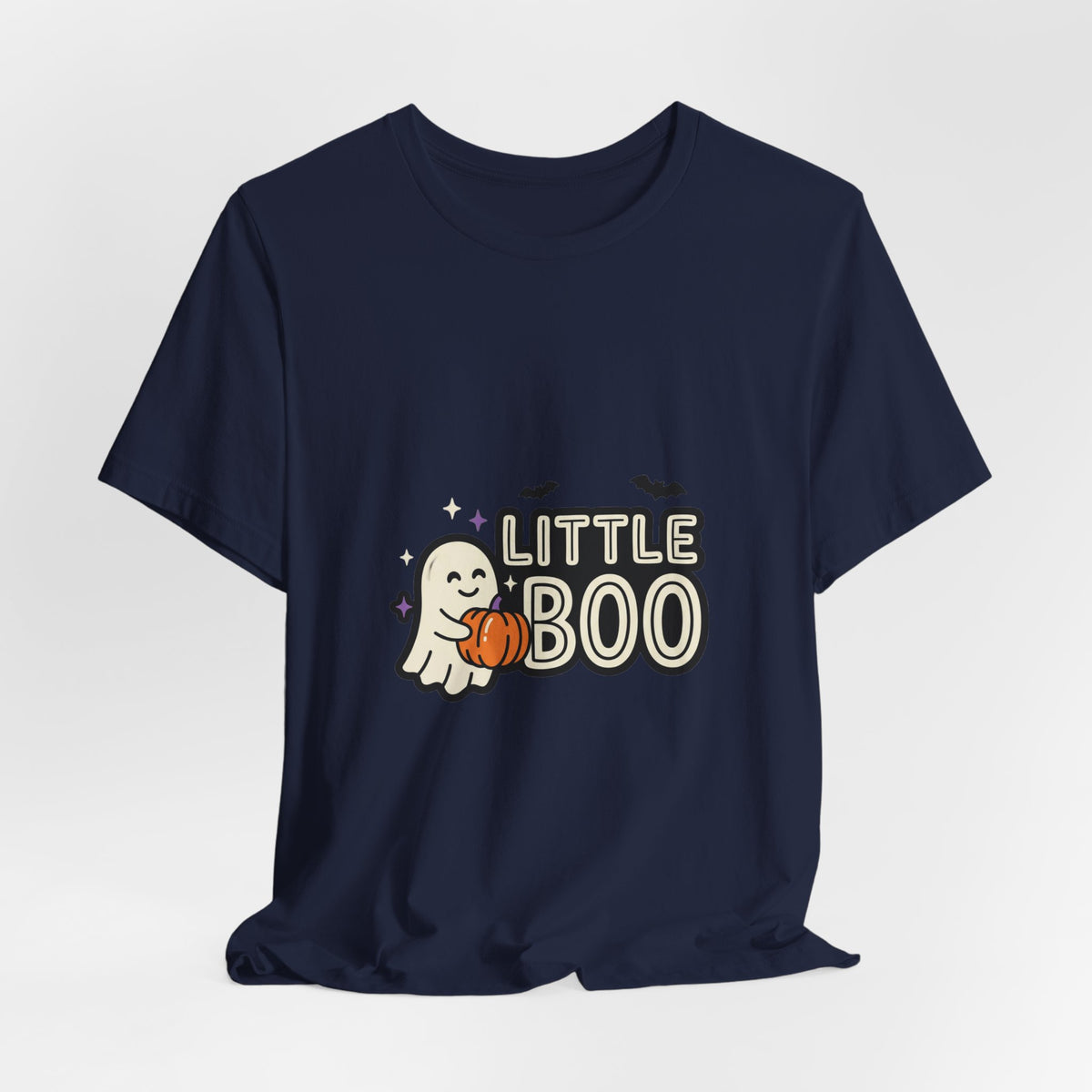 Little Boo Halloween Tee | Matching Family Halloween Shirt, Ghost Pumpkin Design