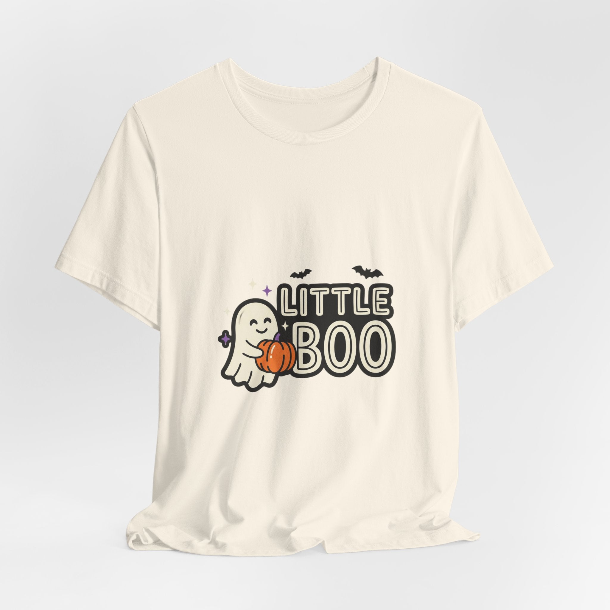 Little Boo Halloween Tee | Matching Family Halloween Shirt, Ghost Pumpkin Design