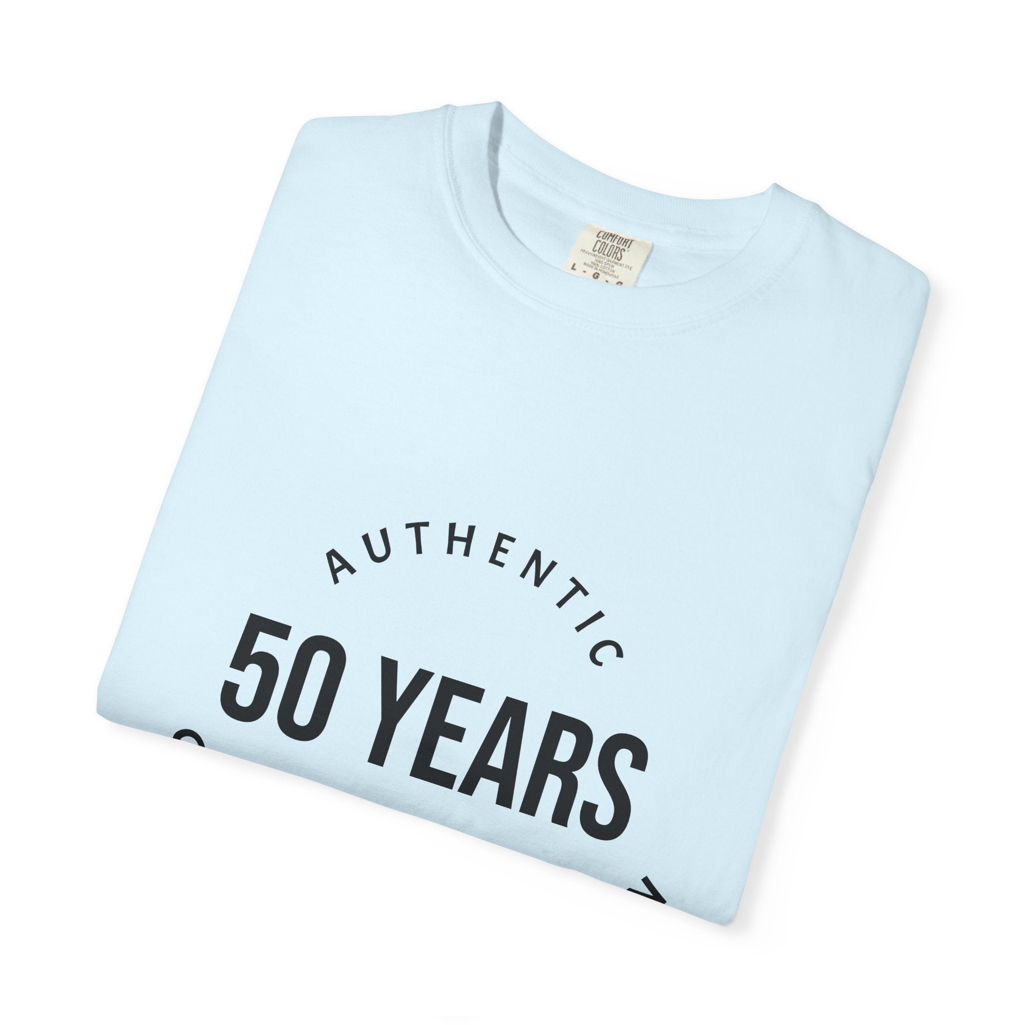 50th Birthday Tee — "50 Years of Not Giving a Damn" Gen X Retro Shirt