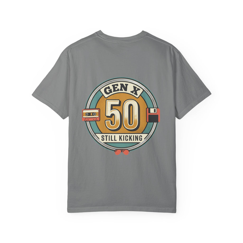 50th Birthday Tee — "50 Years of Not Giving a Damn" Gen X Retro Shirt