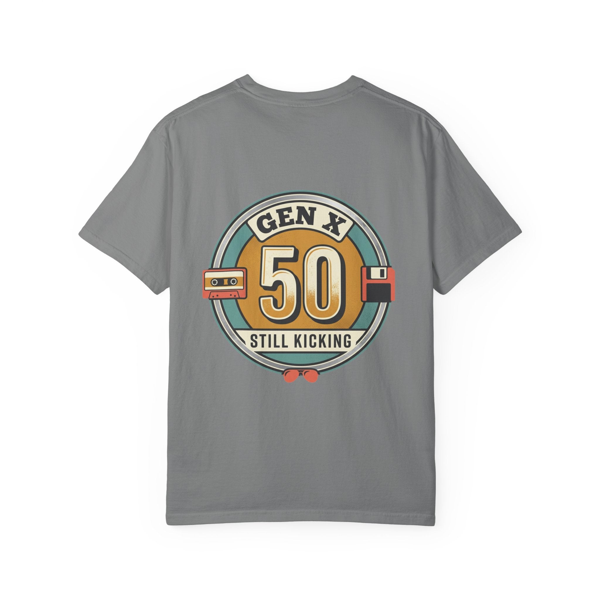 50th Birthday Tee — "50 Years of Not Giving a Damn" Gen X Retro Shirt