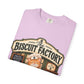 The Biscuit Factory Cat Tee — Double-Sided Bakery Cat Shirt