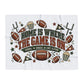Home Is Where the Game Is On Fleece Blanket 🏈