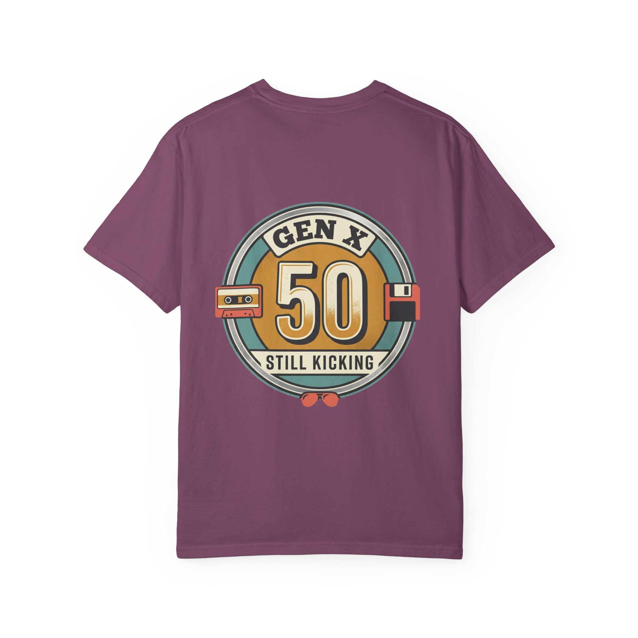 50th Birthday Tee — "50 Years of Not Giving a Damn" Gen X Retro Shirt