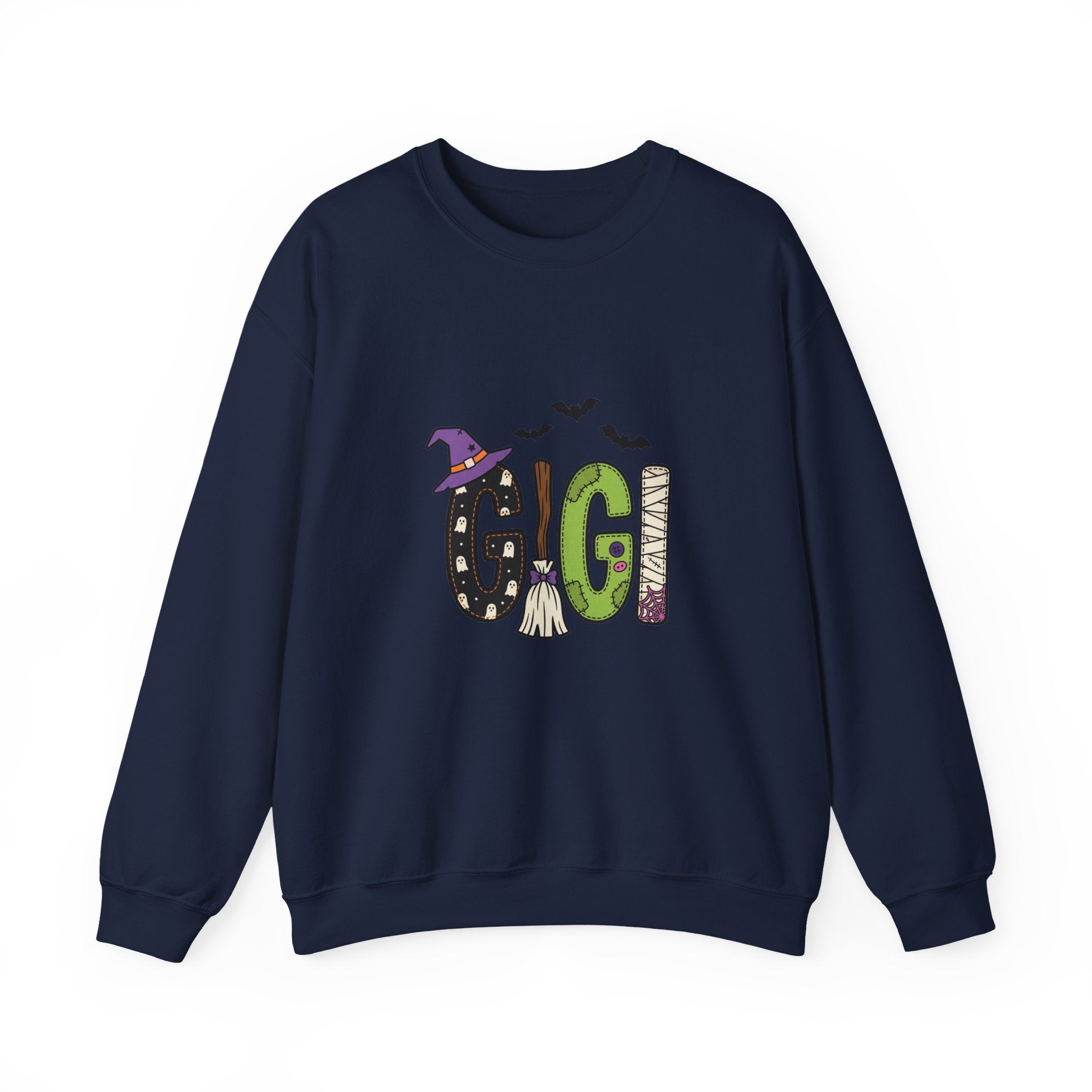 Halloween Gigi Sweatshirt | Matching Family Halloween, Witch Hat Bats Webs