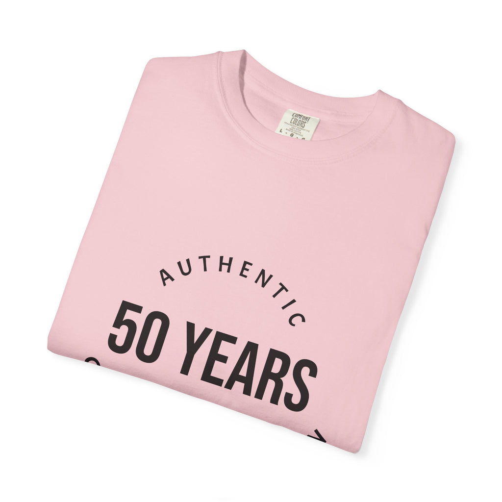 50th Birthday Tee — "50 Years of Not Giving a Damn" Gen X Retro Shirt