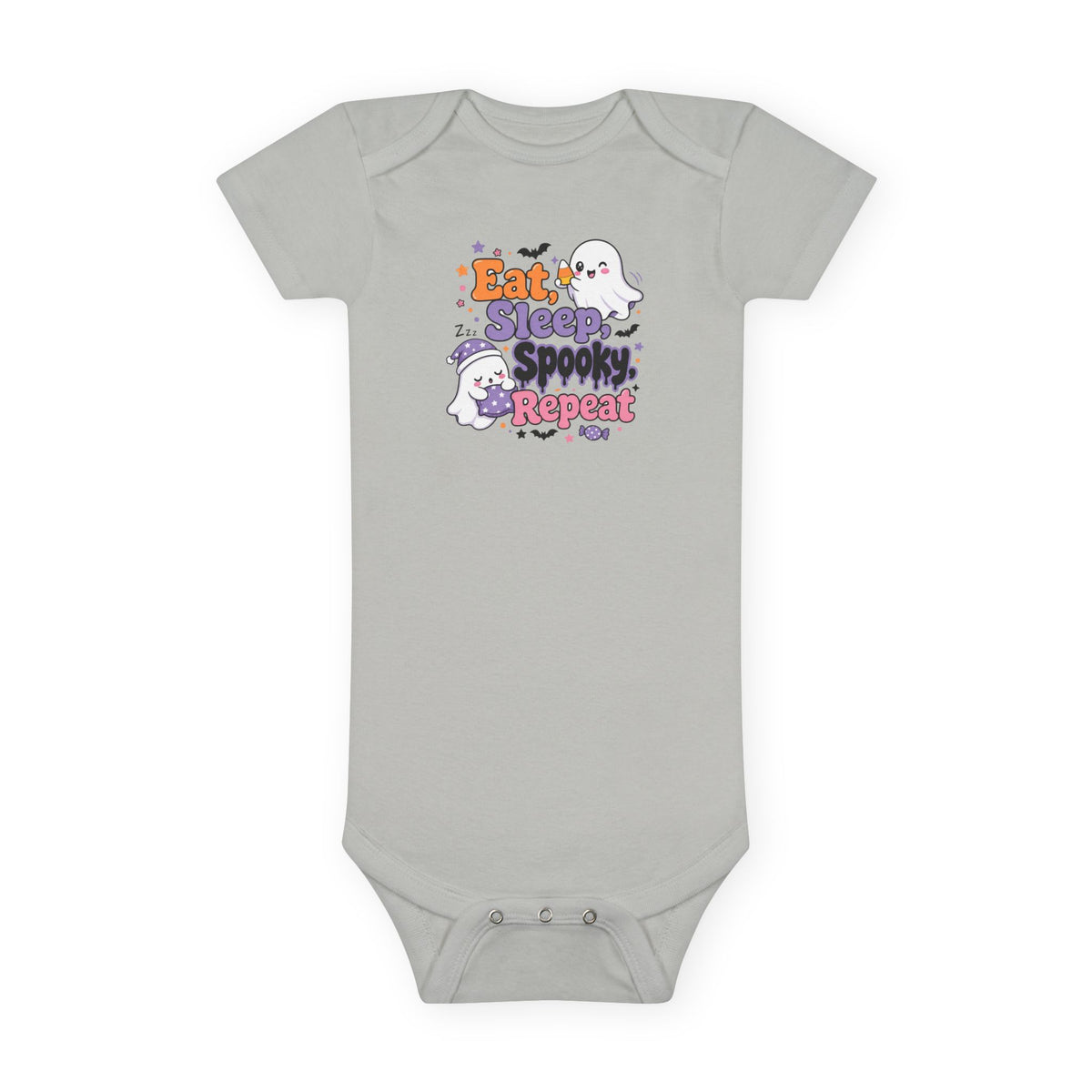 Eat. Sleep. Spooky. Repeat. Baby Bodysuit 👻