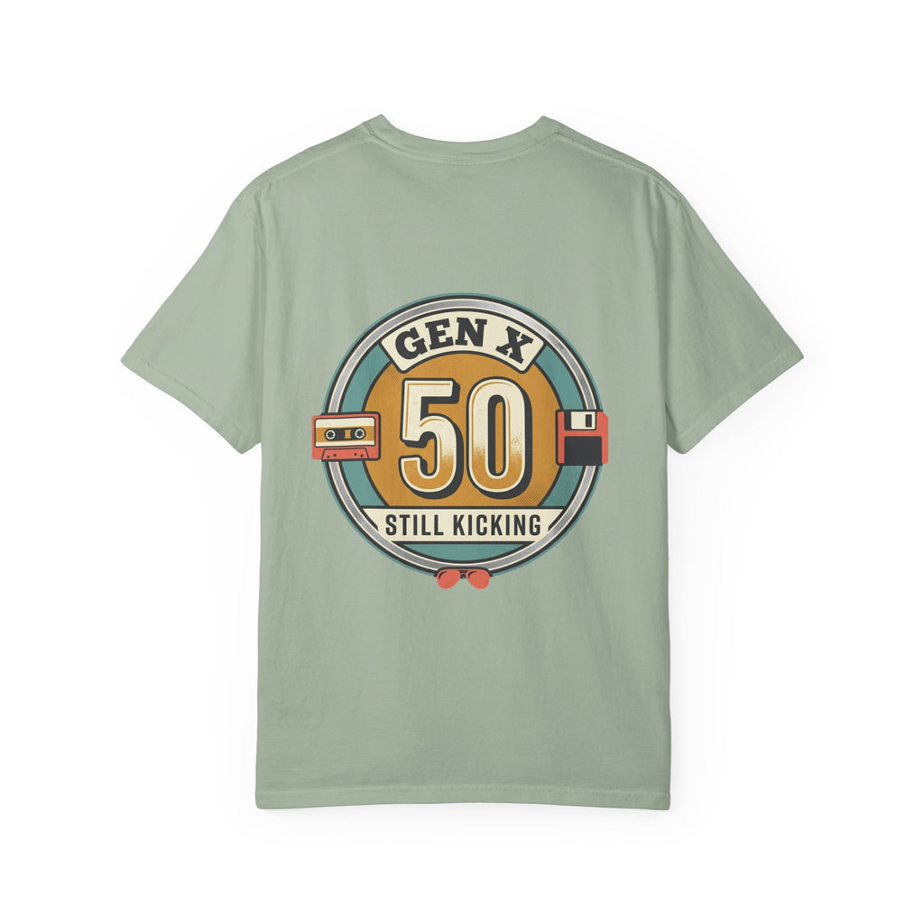 50th Birthday Tee — "50 Years of Not Giving a Damn" Gen X Retro Shirt