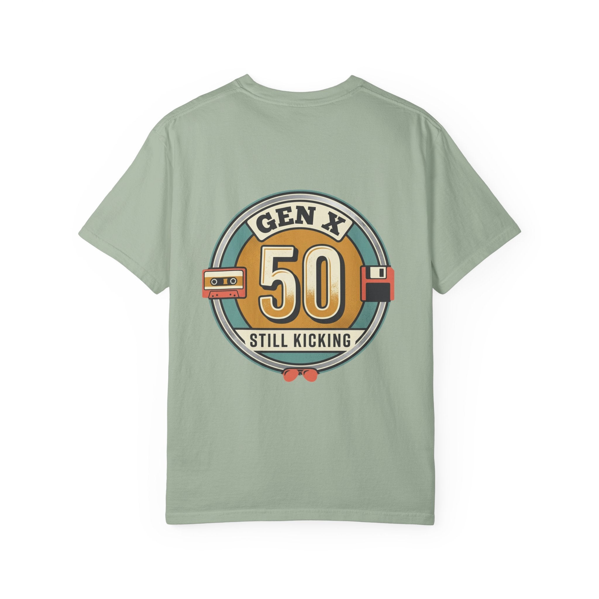 50th Birthday Tee — "50 Years of Not Giving a Damn" Gen X Retro Shirt