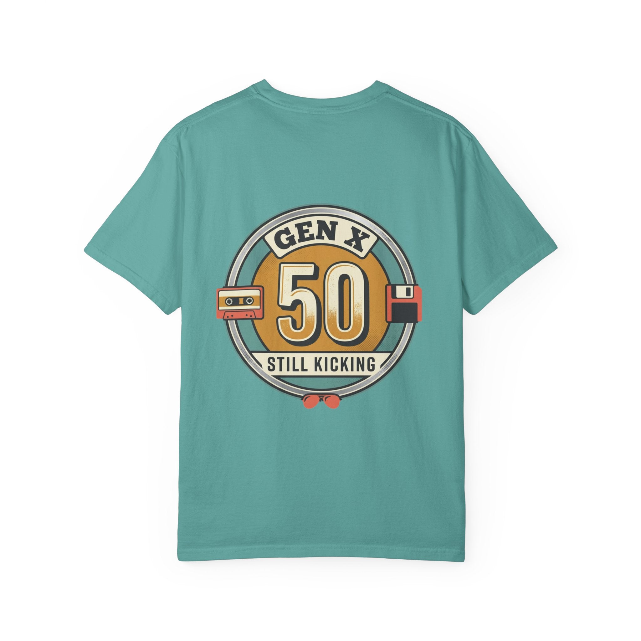 50th Birthday Tee — "50 Years of Not Giving a Damn" Gen X Retro Shirt