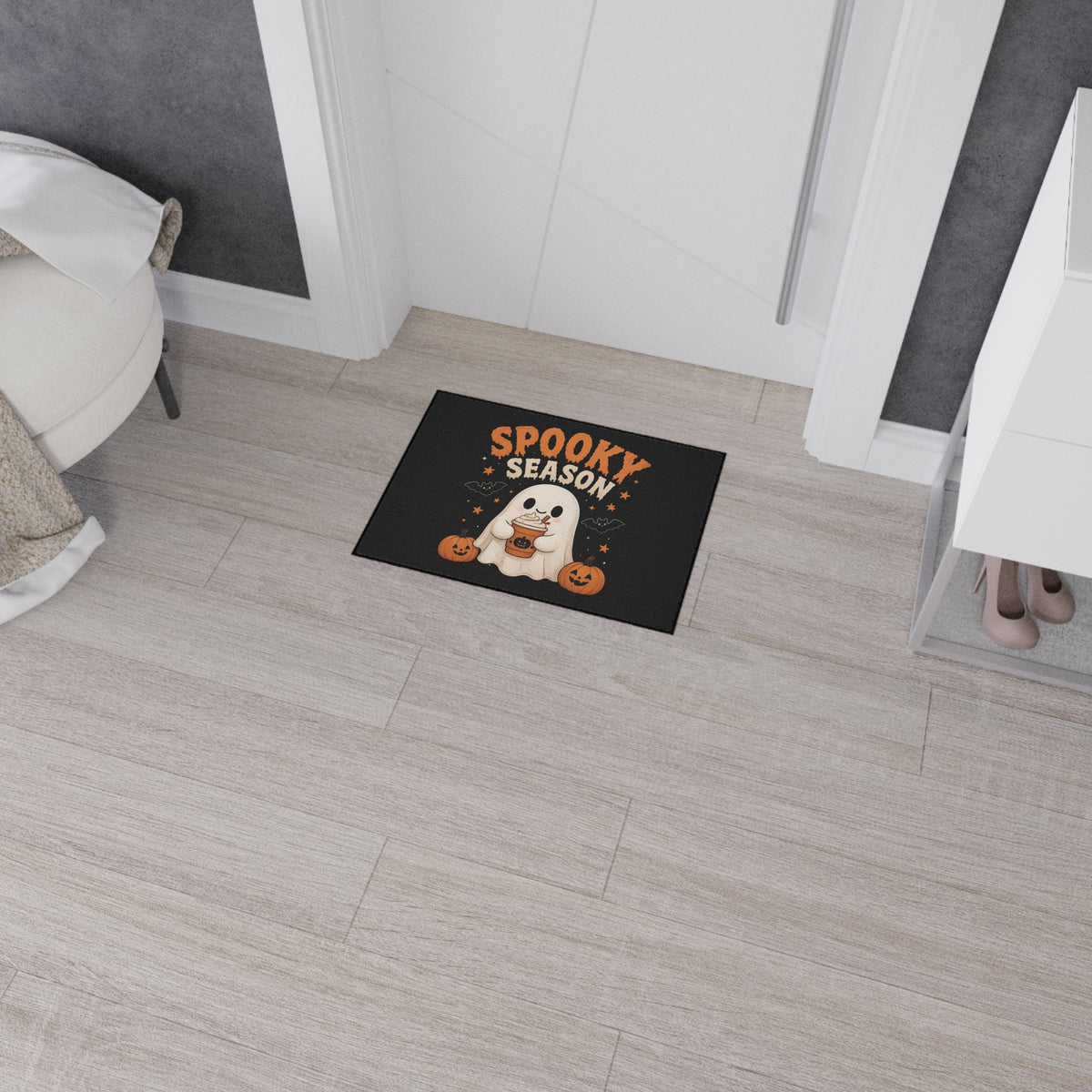 Spooky Season Ghost Floor Mat 👻🎃
