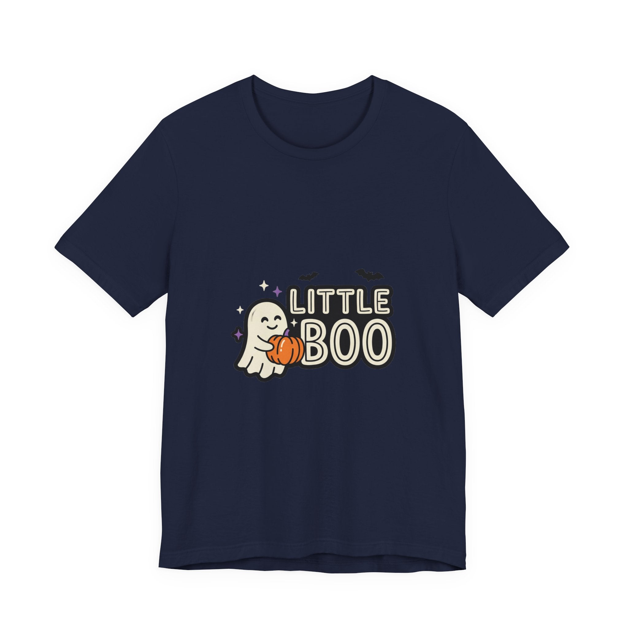 Little Boo Halloween Tee | Matching Family Halloween Shirt, Ghost Pumpkin Design